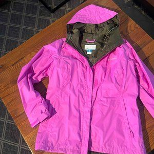 Columbia Omni-Tech Pink Windbreaker Jacket